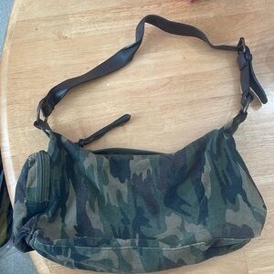 Camo shoulder bag